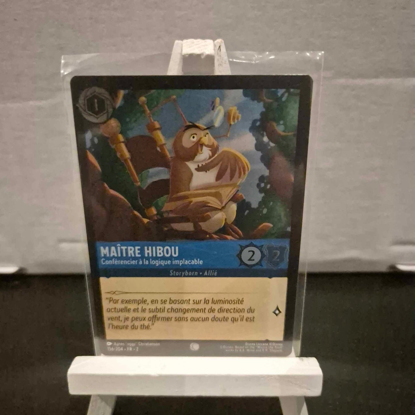 Maître Hibou Conférencier à la logique impeccable  - Commune 156/204