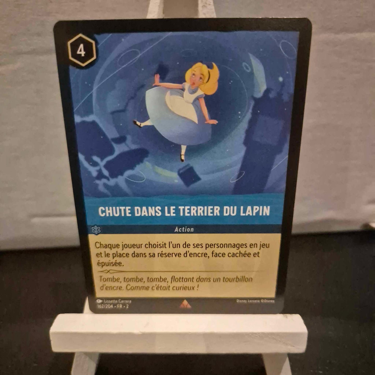 Chute dans le terrier du lapin - Rare 162/204