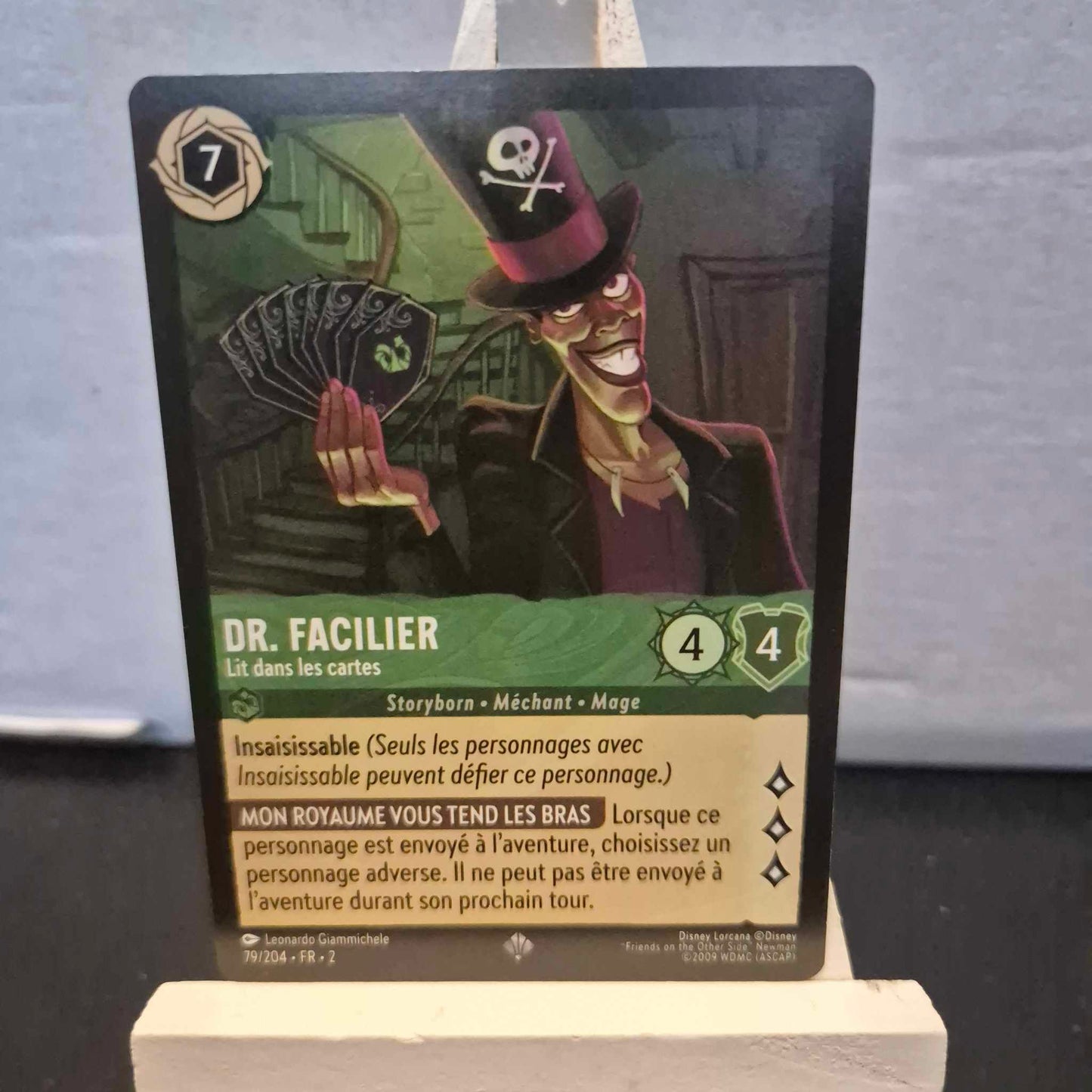 DR Facilier Lit dans les Cartes - Super Rare 79/204