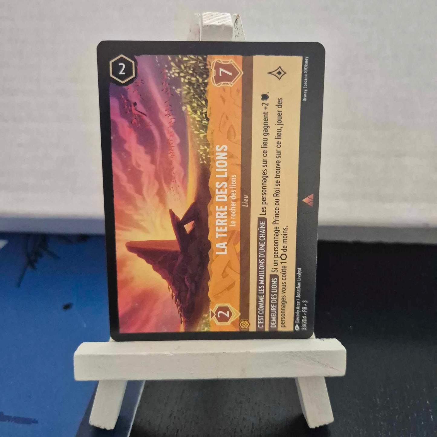 La Terre des Lions Le rocher des Lions - Rare 33/204