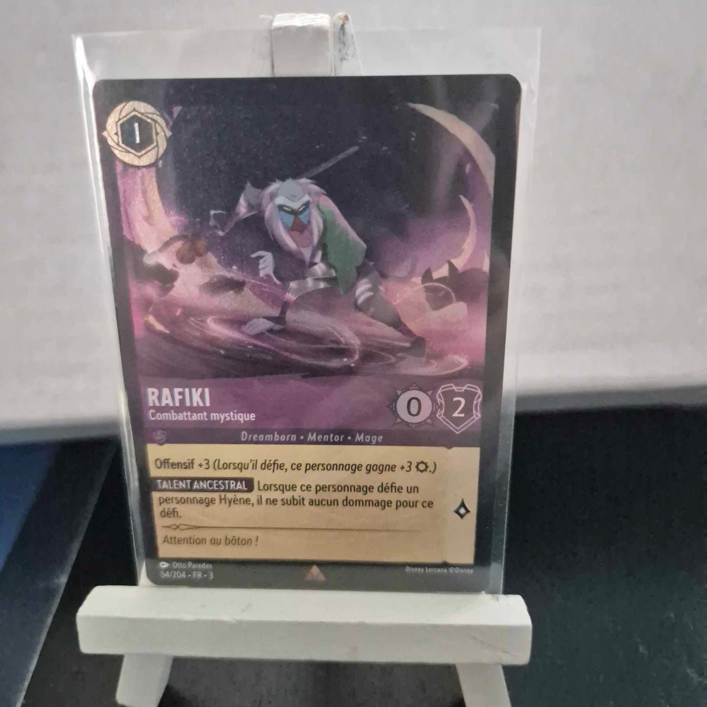 Rafiki Combattant Mystique - Rare 54/204