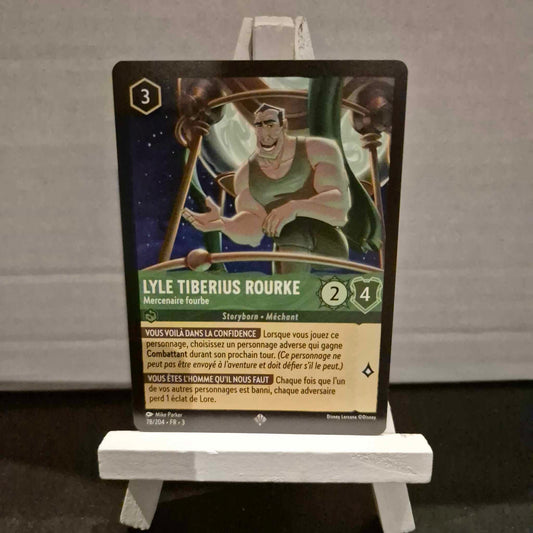 Lyle Tiberus Rourke Mercenaire Fourbe - Super Rare 78/204