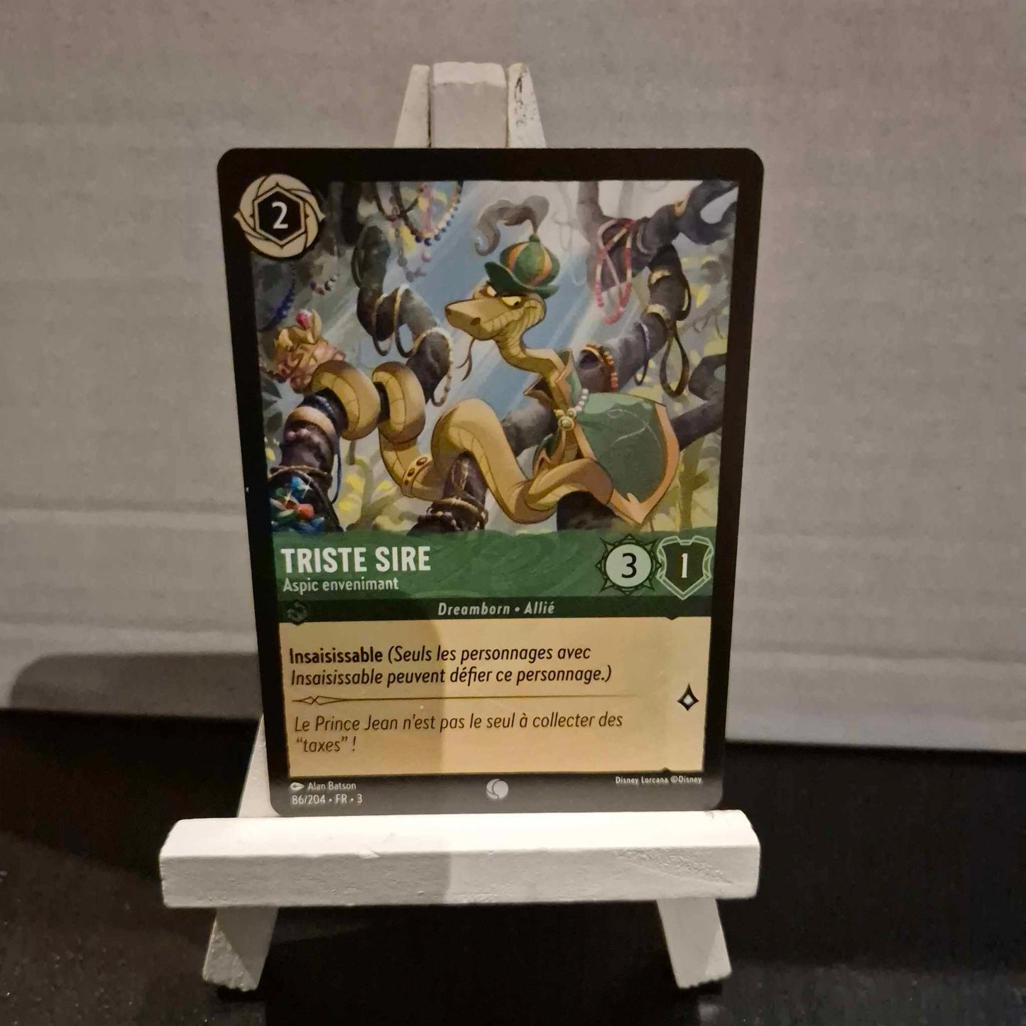 Triste Sire Aspic Envenimant - Commune 86/204