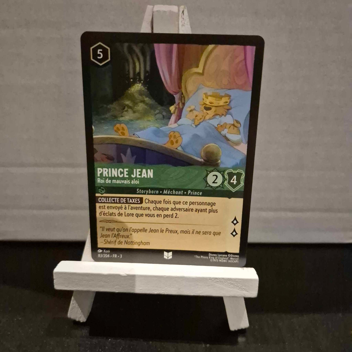 Prince Jean Roi de mauvais aloi - Inhabituelle 83/204