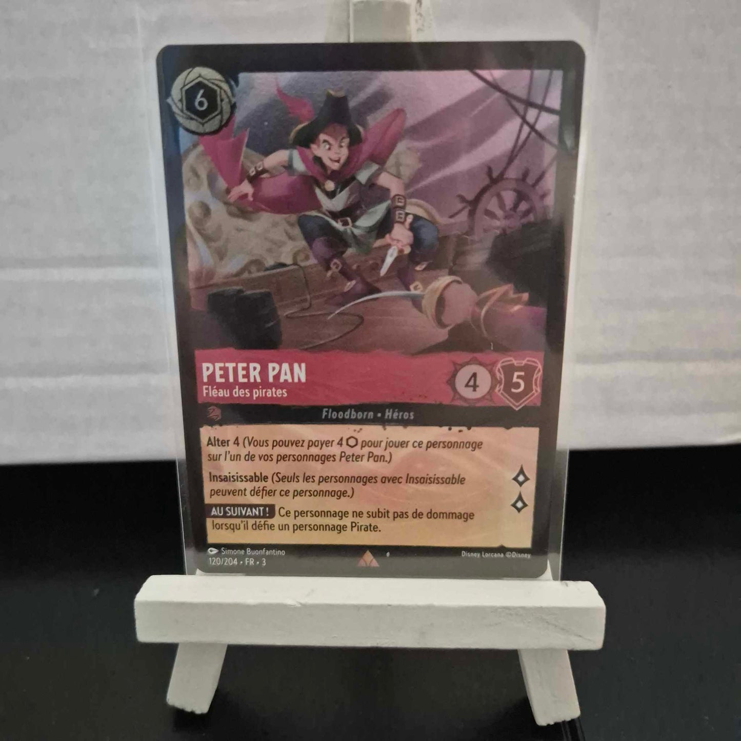 Peter Pan Fléau des pirates - Rare 120/204