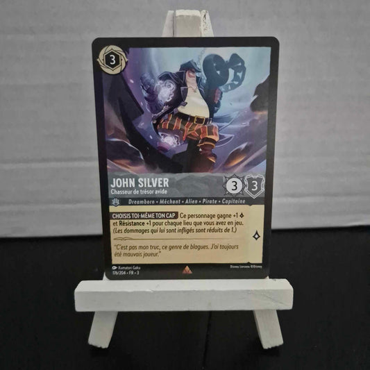 John Silver Chasseur de trésor avide - Rare 176/204