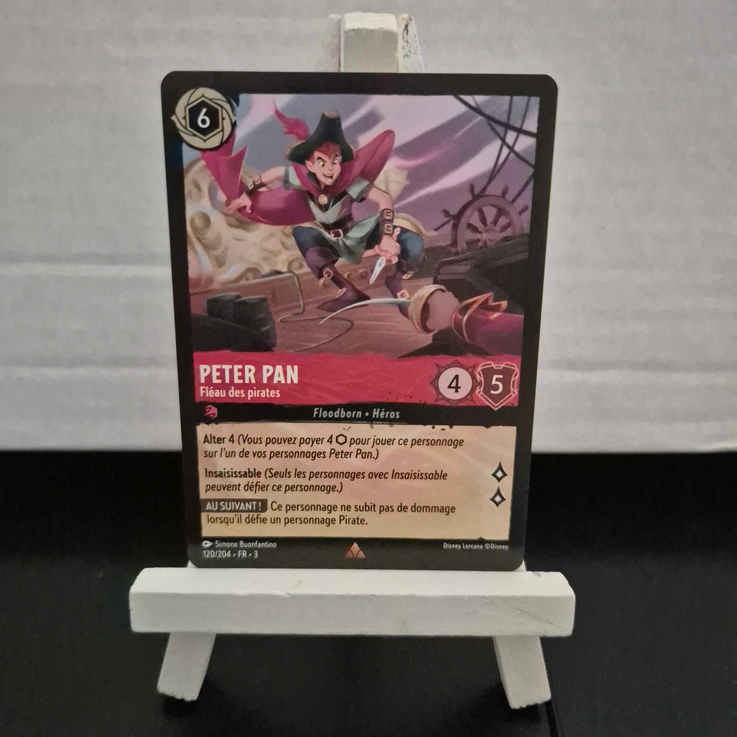 Peter Pan Fléau des pirates - Rare 120/204