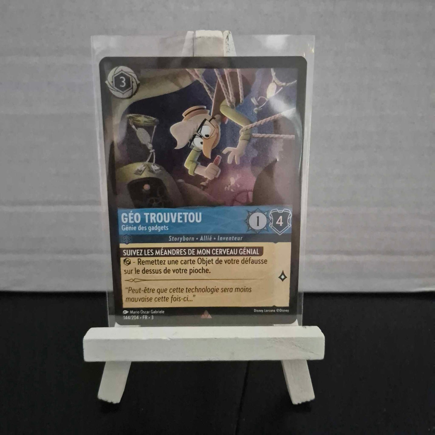 Géo Trouvetou Génie des gadgets - Rare 144/204