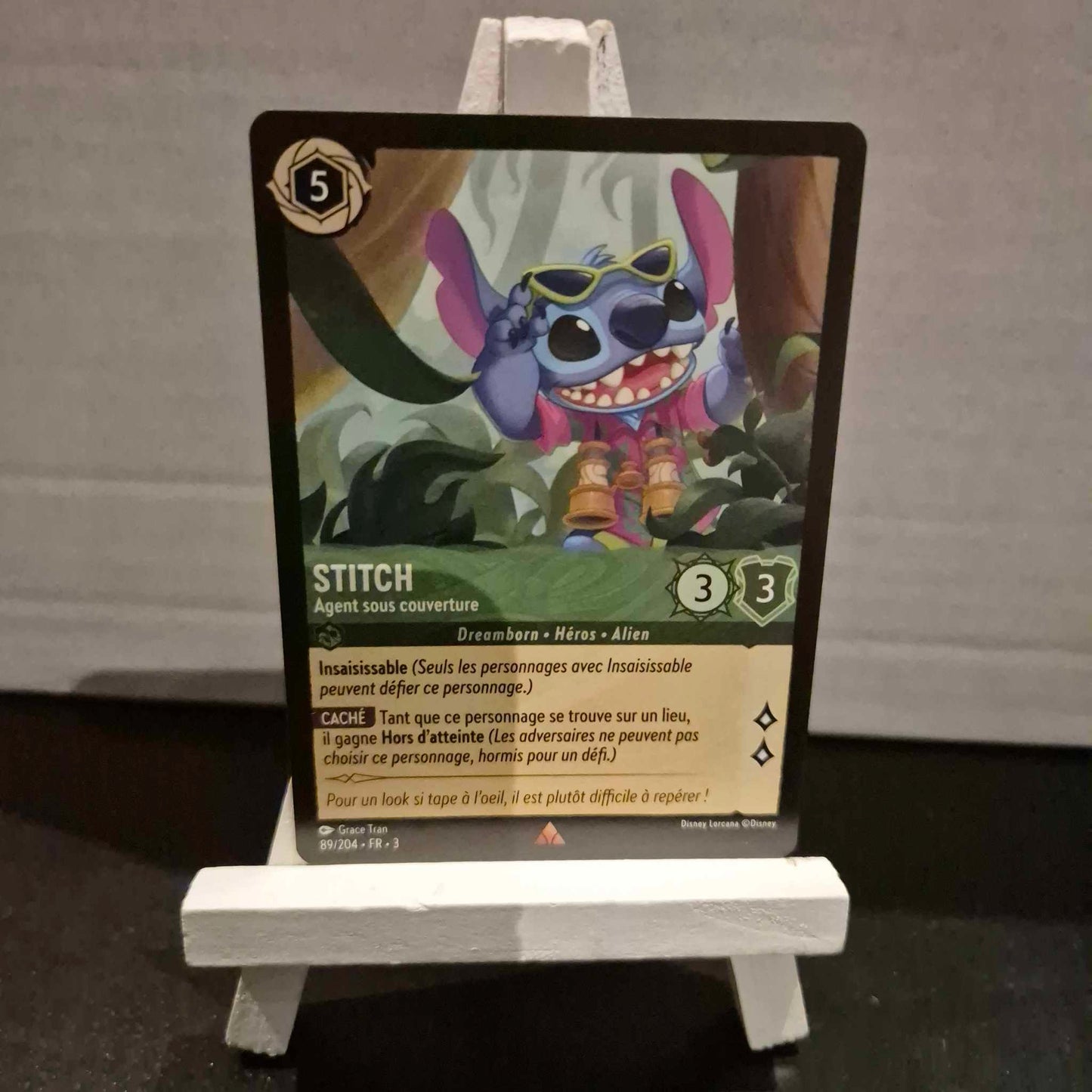 Stitch Agent sous couverture - Rare 89/204