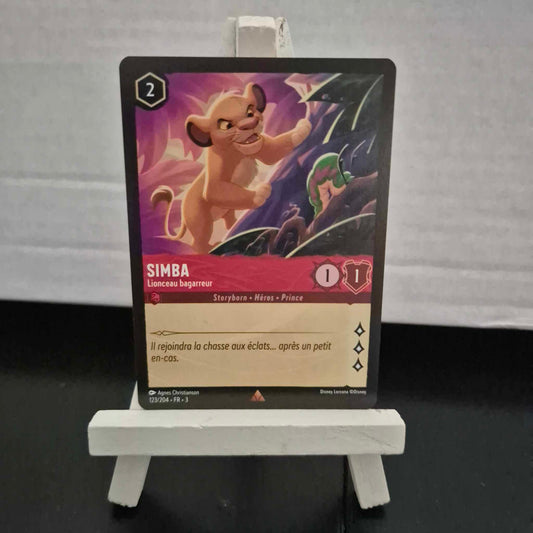 Simba Lionceau bagarreur - Rare 123/204