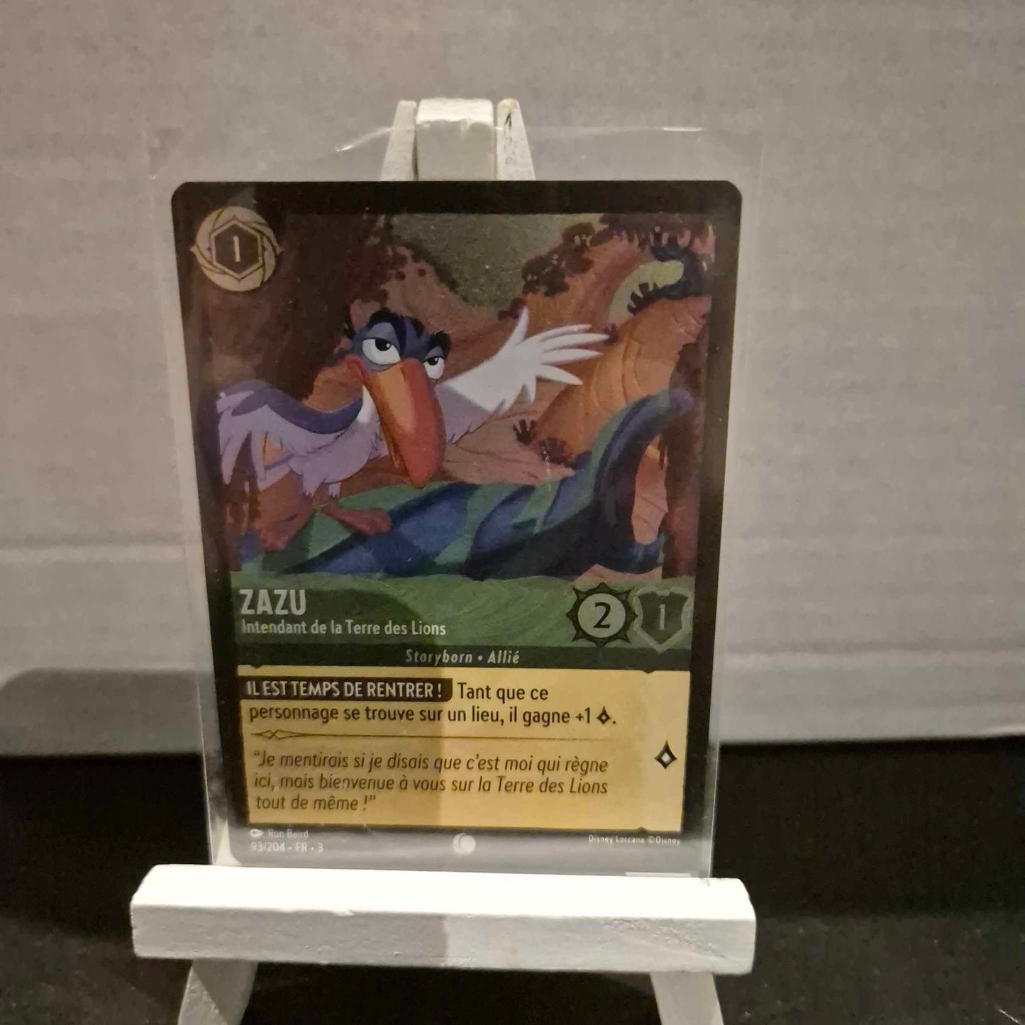 Zazu Intendant de la Terre des Lions - Commune 93/204