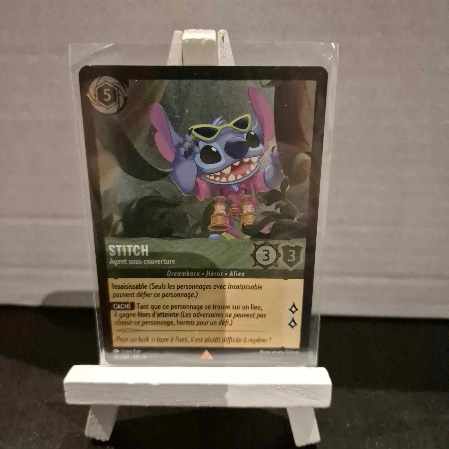 Stitch Agent sous couverture - Rare 89/204