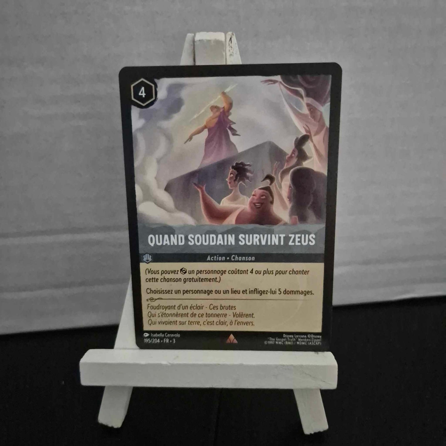 Quand soudain survint Zeus -Rare 195/204