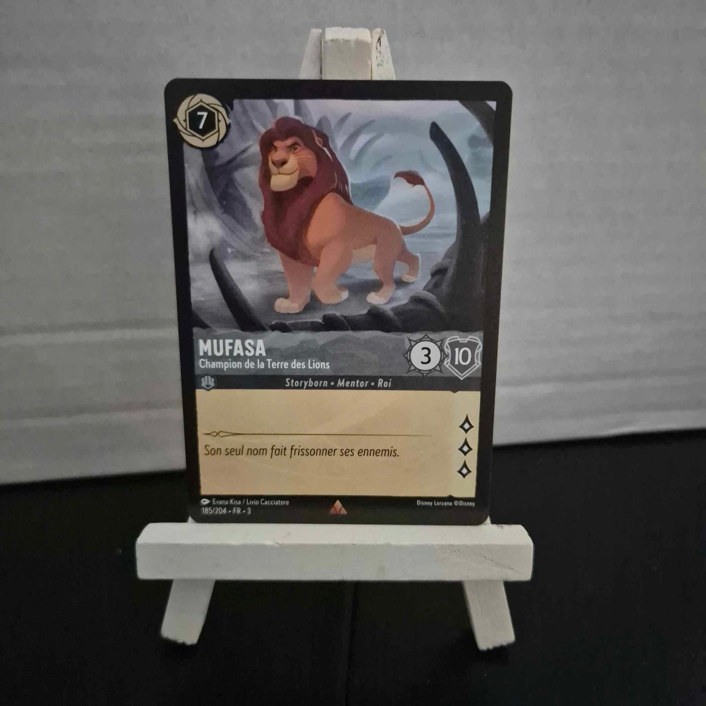 Mufasa Champion de la Terre des Lions - Rare 185/204