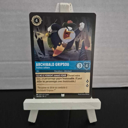 Archibald Gripsou Tricheur solitaire - Inhabituelle 140/204