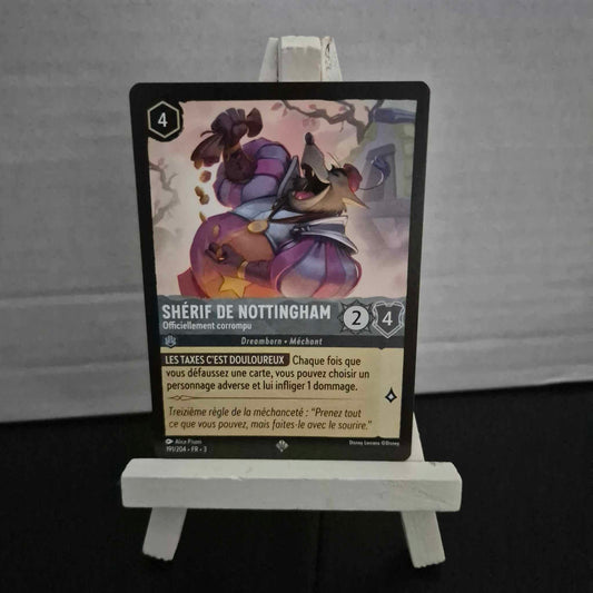 Shérif de Nottingham Officiellement corrompu -Super  Rare 191/204