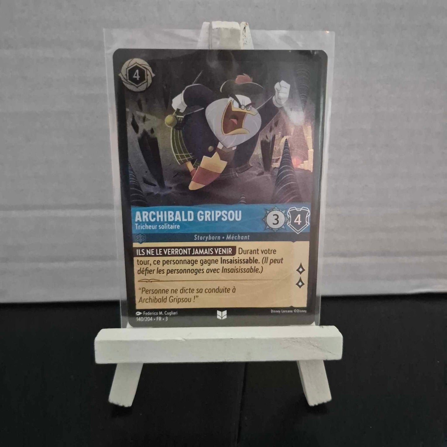 Archibald Gripsou Tricheur solitaire - Inhabituelle 140/204