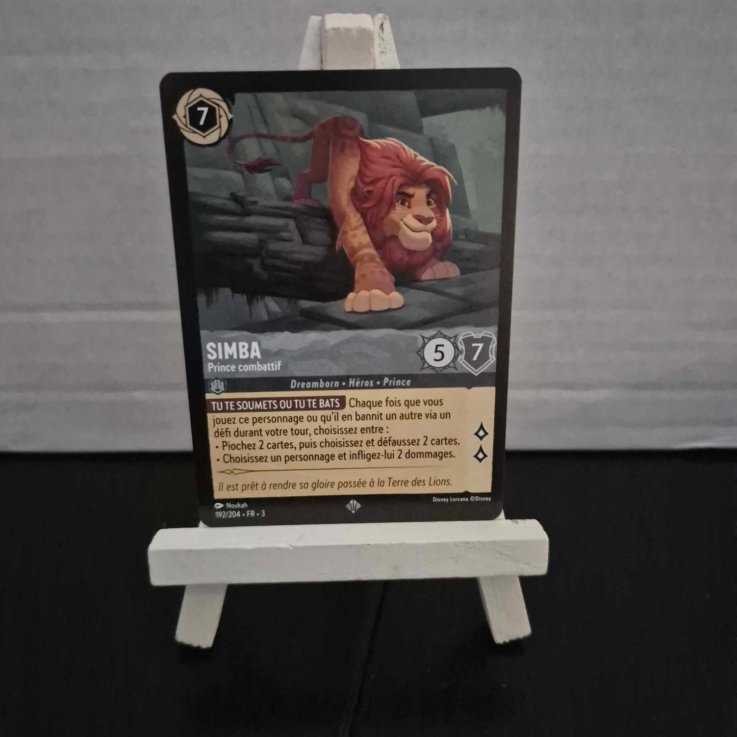 Simba Prince Combatif -Super  Rare 192/204