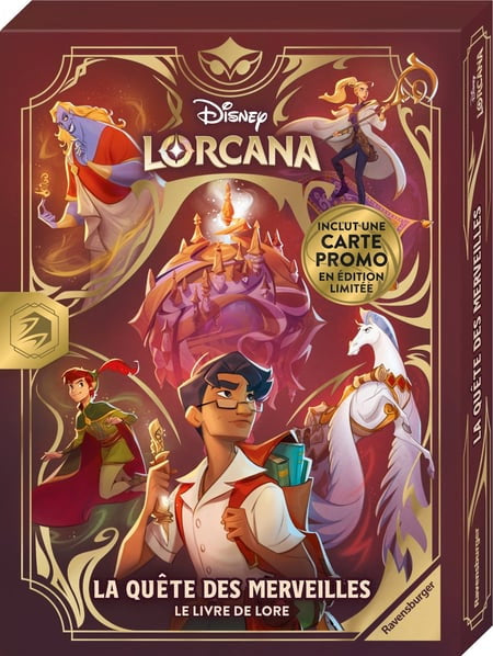 Disney Lorcana – La Quête des Merveilles – Le Livre de Lore Ravensburger – Scellé