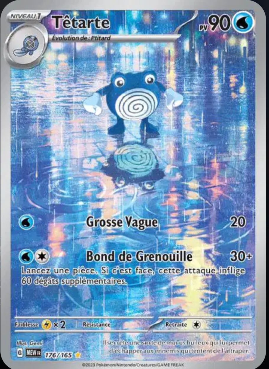 Carte Pokémon Têtarte AR 176/165 - Pokémon 151