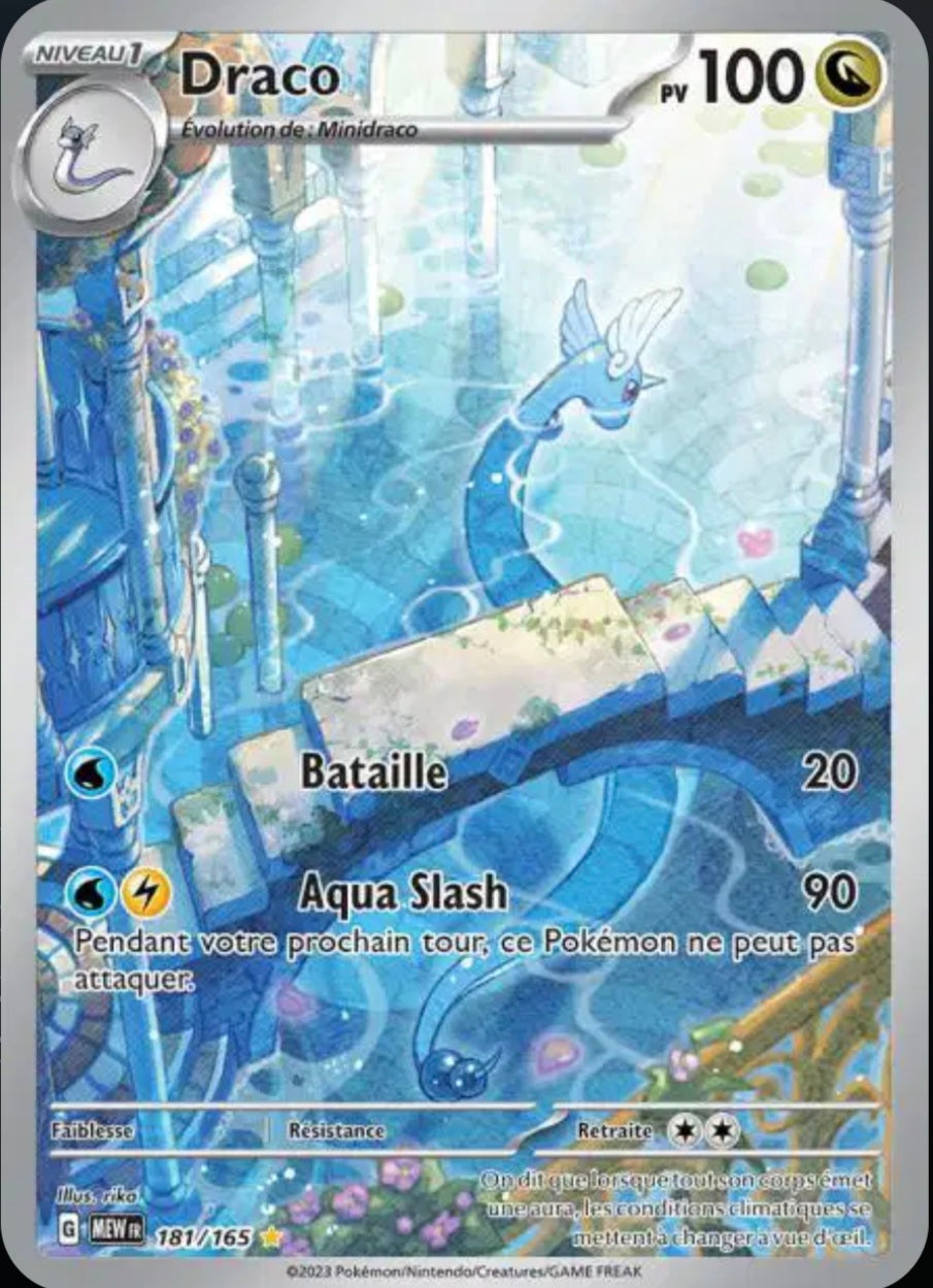 Carte Pokémon Draco AR 181/165 - Pokémon 151