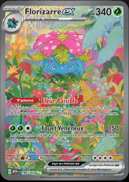 Carte Pokémon Florizarre Alternative 198/165 - Pokémon 151
