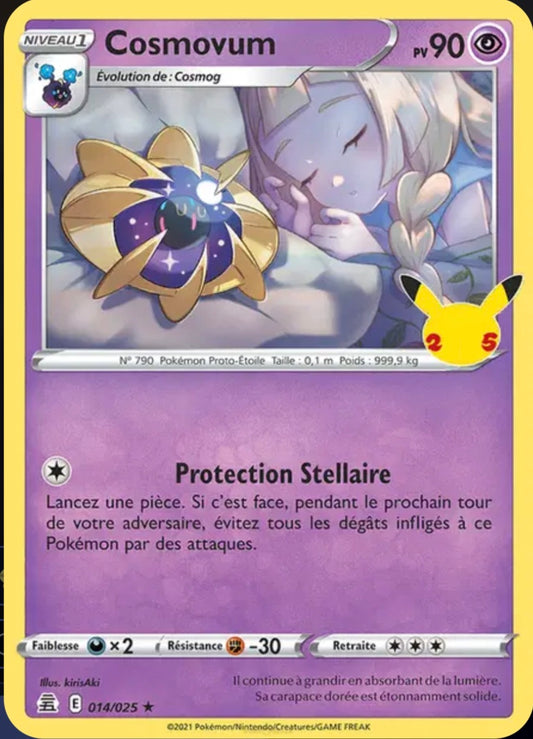 Carte Pokémon Cosmovum Stamp Célébrations Holographique 014/025 - Célébrations