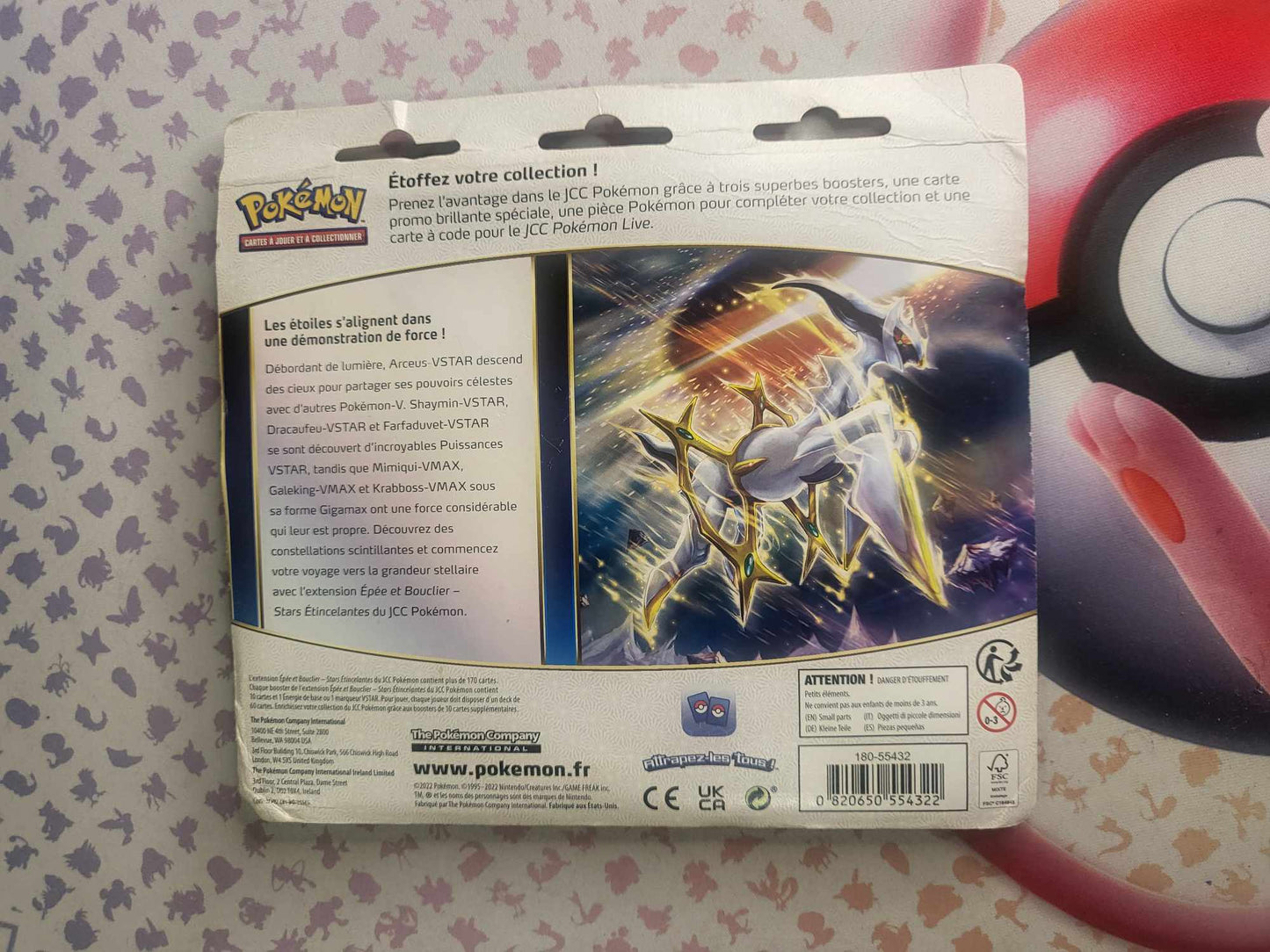 Tripack Stars étincelantes Triple Illustration Dracaufeu